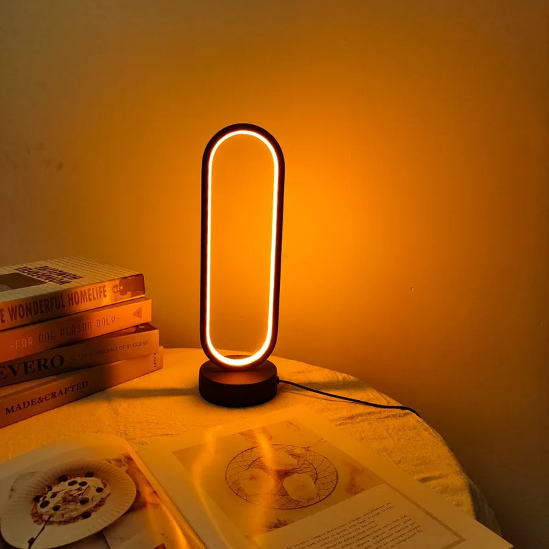 Luminária de Mesa LED para Quarto e Sala de Estar - Kazyq