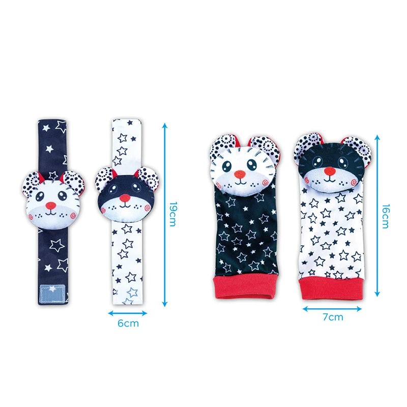 Meias e Brinquedos para bebês de 0 a 12 meses - Kazyq